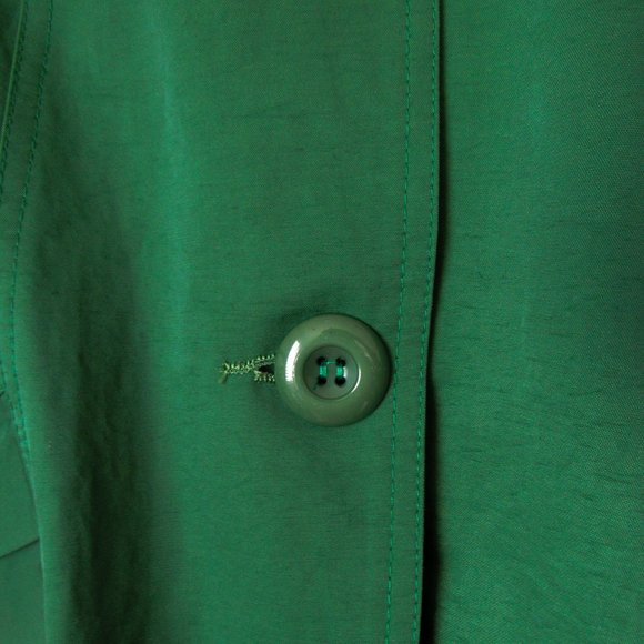 MAXMARA Classic Chic Fall/Winter Lightweight Belted Jacket Green Designer -S - Picture 10 of 14